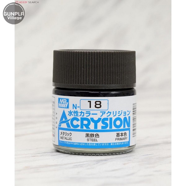 MR.ACRYSION COLOR N-18 STEEL Mr.hobby 4973028034998
