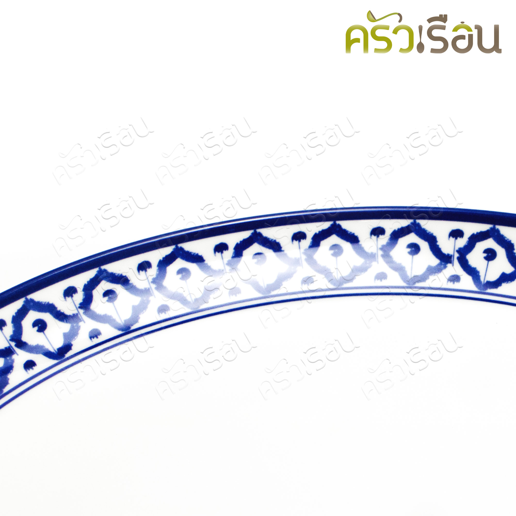 SB จานกลม เมลามีน 8.5 นิ้ว ลายสับปะรด (ลายไทย) P199-8.5 จานข้าว จาน เข้าเวฟไม่ได้