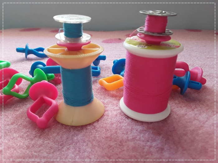 ที่เก็บกระสวยจักร สีส้ม