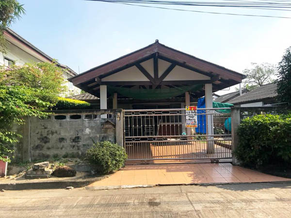 ขายบ้านเดี่ยวชั้นเดียว หมู่บ้านสัมมากร1 (รหัสทรัพย์ j201808) zone c