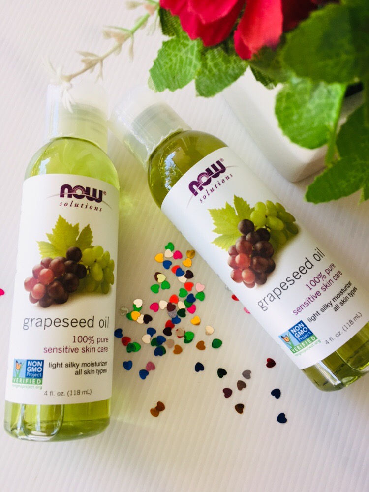 Now foods ,Grapeseed Oil ขนาด 118 มล. ช่วยบำรุงผิวให้ชุ่มชื่น