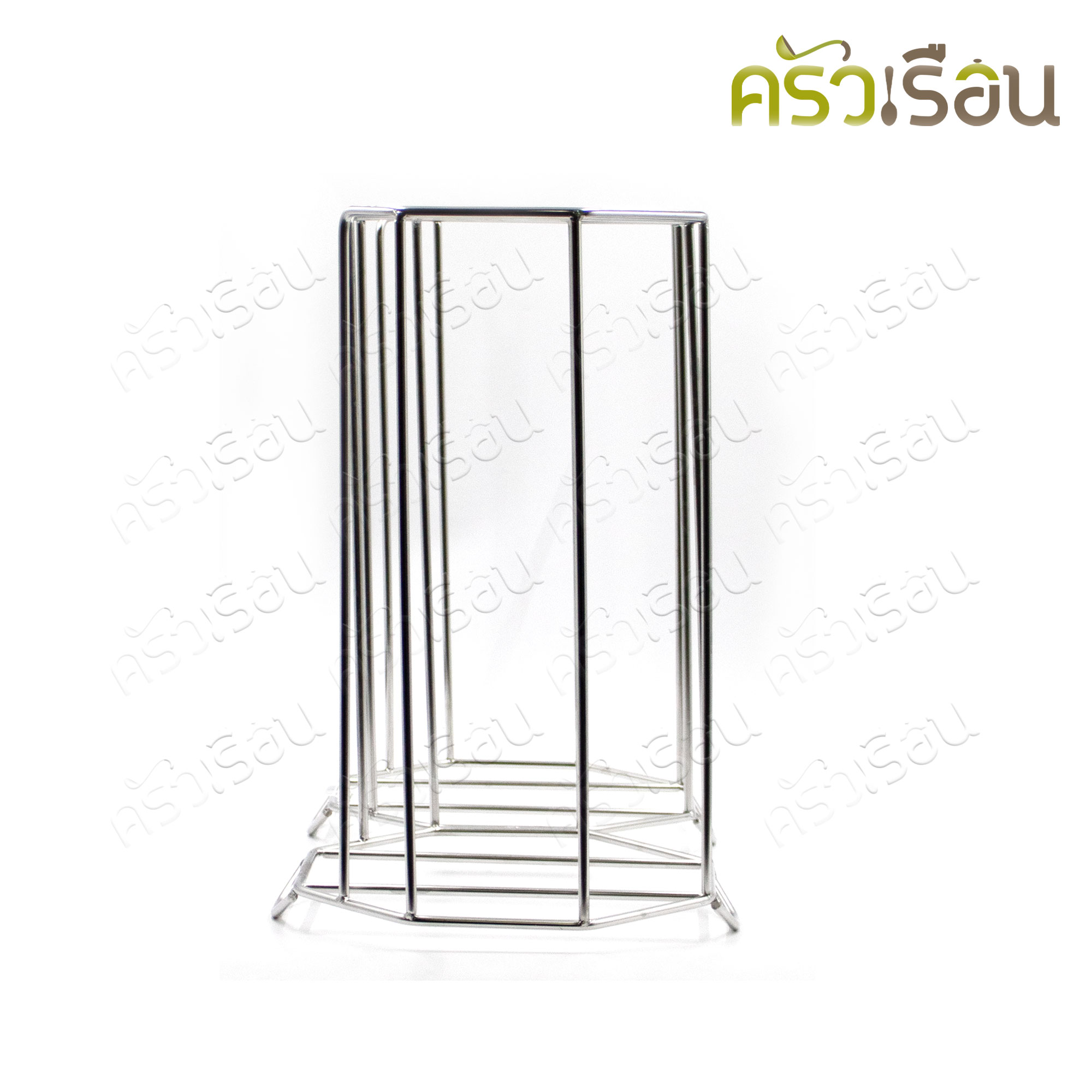 HORSE BRAND ที่วางชาม / จาน สเตนเลส 2 ช่อง ตราม้า สำหรับร้านก๋วยเตี๋ยว 9.5 นิ้ว กว้าง 50 ซม. ยาว 24.5 ซม. สูง 42.5 ซม.