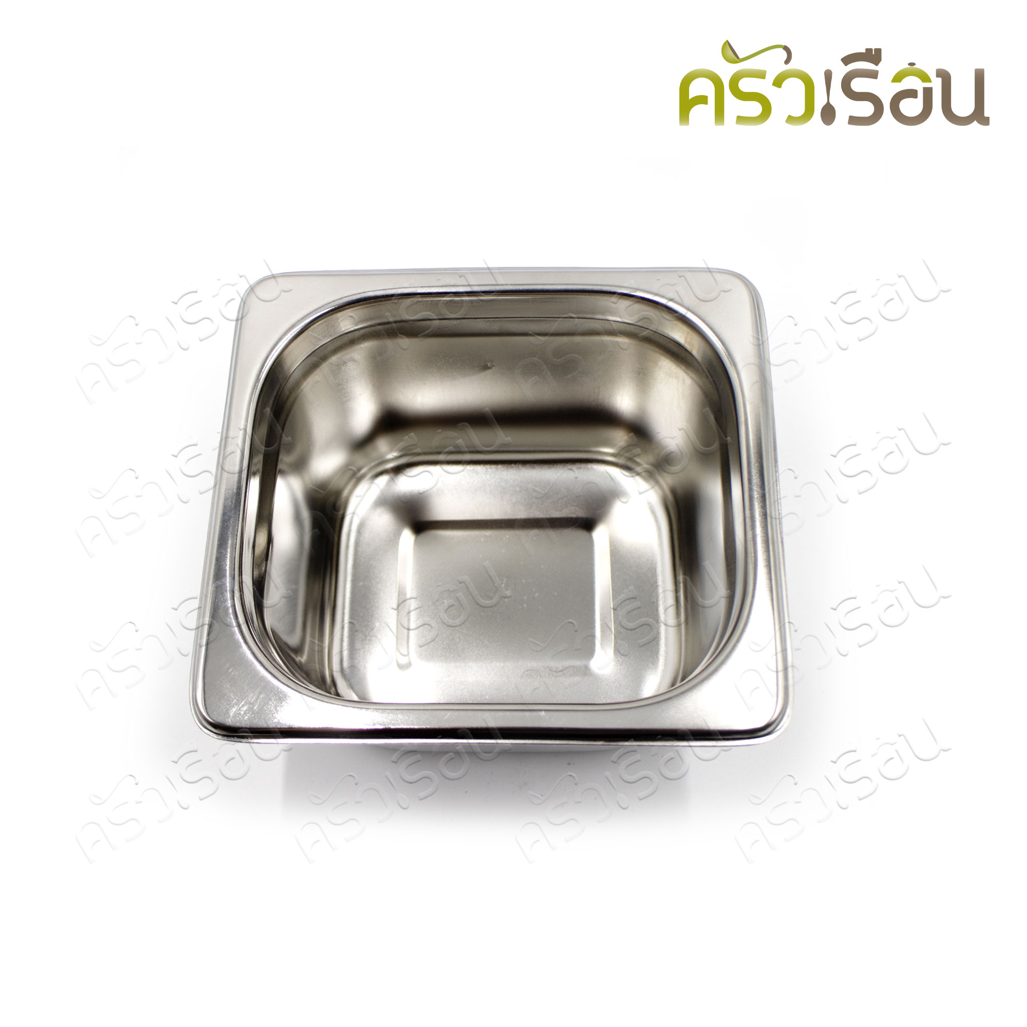 SPHINX BRAND อ่างอุ่นอาหาร 1/6 ทรงลึก รุ่น2สเตป สเตนเลส 304 [ราคาเฉพาะอ่าง ไม่รวมฝา] ขนาด 17 x 16 x 10 ซม. K135 ตราสฟิงซ์