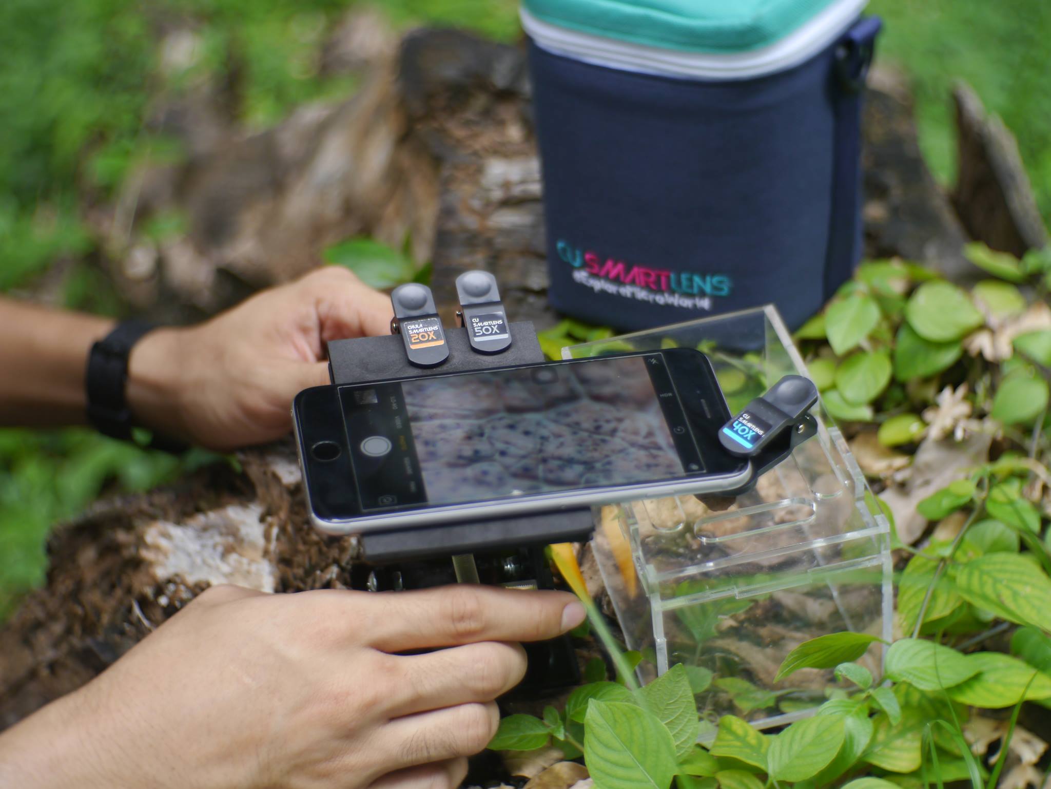 CUsmartlens Complete Set (เลนส์ขยาย เปลี่ยนมือถือเป็นกล้องจุลทรรศน์)