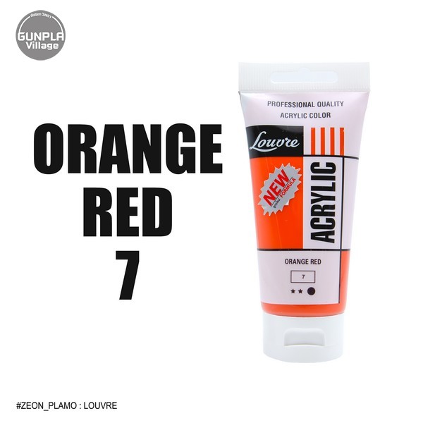 Louvre Acrylic 007 Orange Red 80 ml LOUVRE 8851596080073