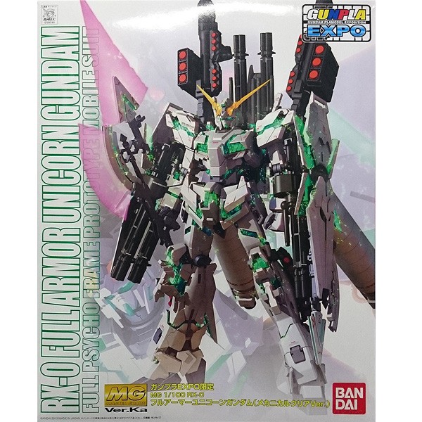 Bandai MG Full Armor Unicorn Gundam Ver.Ka Mechanical Clear 4543112865441 (Plastic Model)