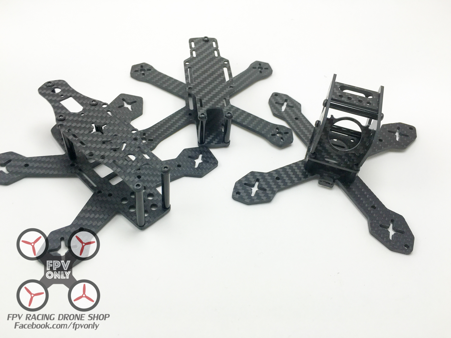 [43] X130 (3K Carbon) Frame FPV racing Drone เฟรมโดรนซิ่ง
