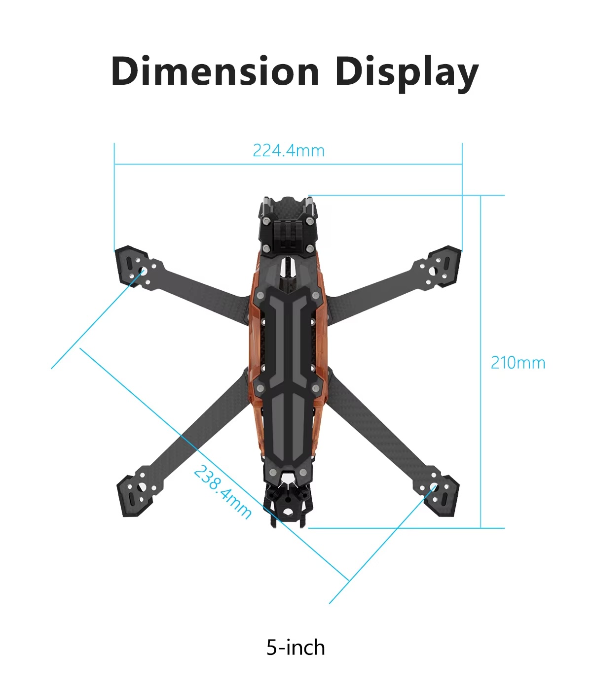 [47] GEP-Vapor-D O4 Pro Frame อุปกรณ์โดรน Drone
