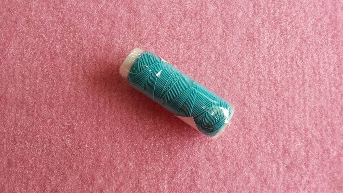 ด้ายยืด สีฟ้าน้ำทะเล