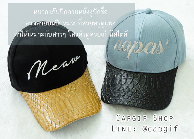 หมวกปัก, หมวกปักชื่อราคาถูก, หมวกตาข่ายปักชื่อ, หมวกเปล่า, หมวกแก๊ปปักชื่อ, หมวกปักตัวอักษร, หมวกแก๊ปปีกลายหนังงู