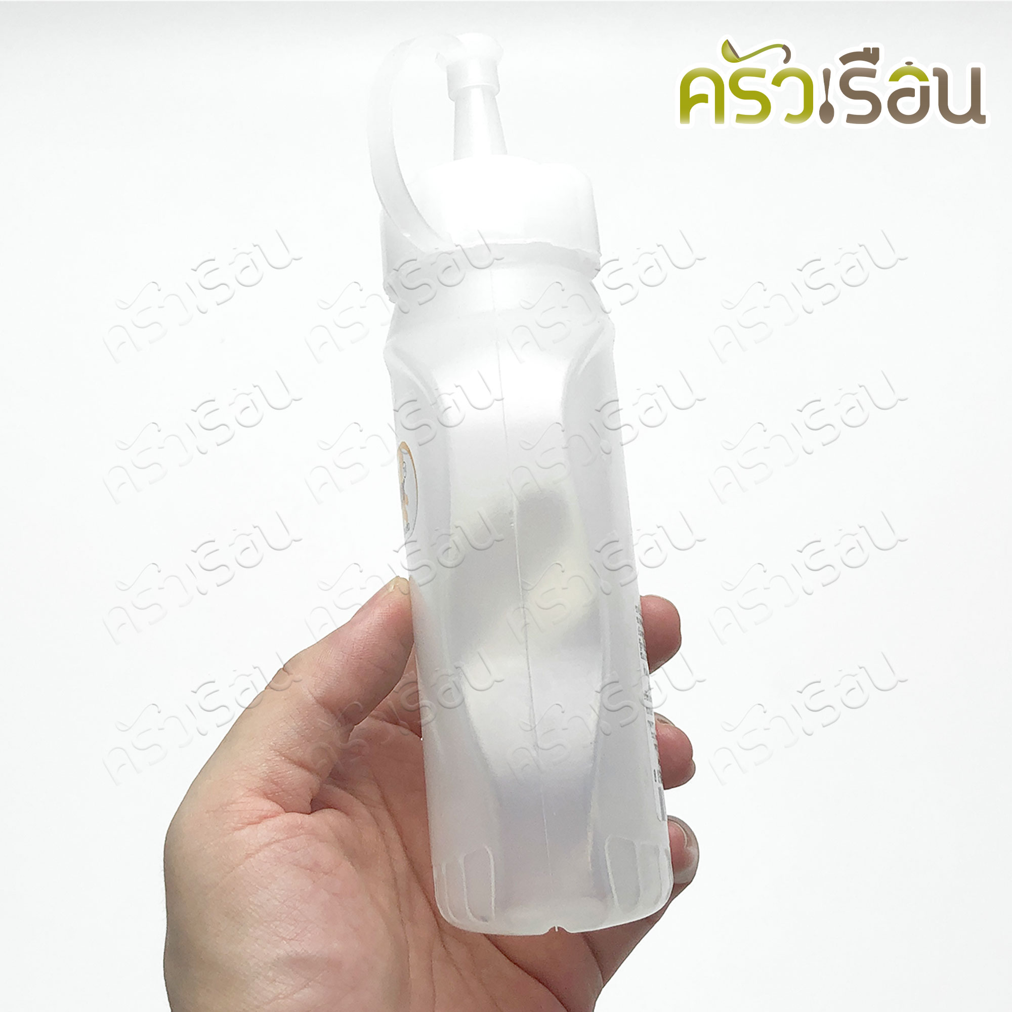 Reangwa Standard ขวดบีบ พลาสติก RW9339TR ขาว 9 ออนซ์ / 280 มล. 4 x 7 x 17.5 ซม. ขวดบีบซอส ขวดซอส ขวดน้ำจิ้ม SQUEEZER BOTTLE