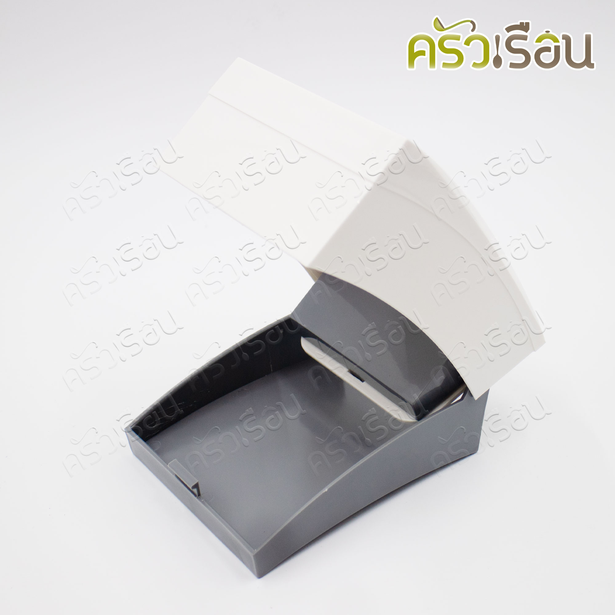 TOP กล่องทิชชู่ พลาสติก สีเหลี่ยม Pop Up 11.5 x 7.5 x 14.5 ซม. มีช่องไม้จื้มฟัน TB7 วางได้ทั้งแนวตั้ง และ แนวนอน