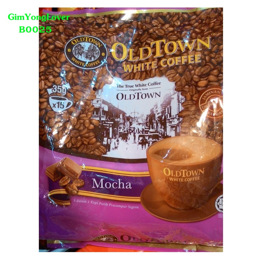 โอลด์ทาวน์ กาแฟสำเร็จรูป รสม็อคค่า 3in1 (OLDTOWN Mocha White Coffee)