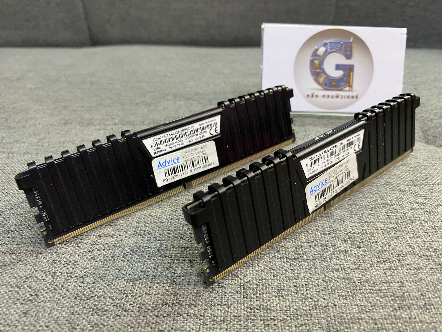 RAM PC DDR4 16GB (8+8) 2666Mhz CORSAIR VENGEANCE LPX BLACK