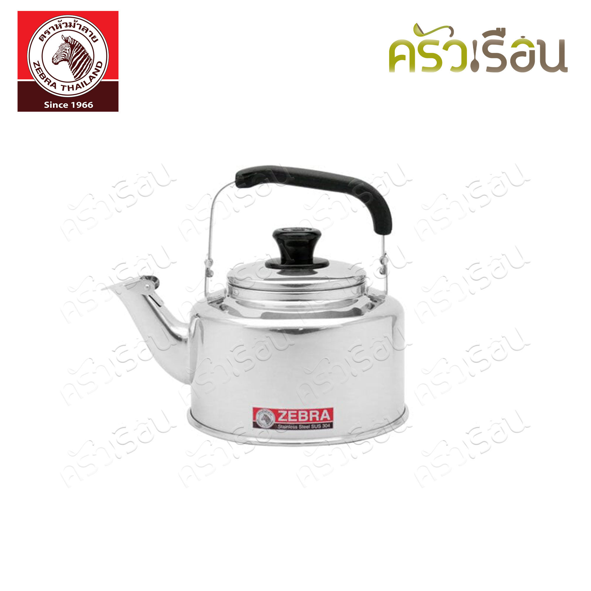 Zebra กาน้ำ พรีม่า Prima (ไม่มีนกหวีด) ความจุ 1.0 ลิตร 113431 กาต้มน้ำ