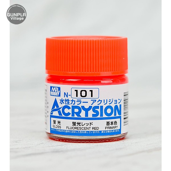 MR.ACRYSION COLOR N-101 FLUORESCENT RED Mr.hobby 4973028112979