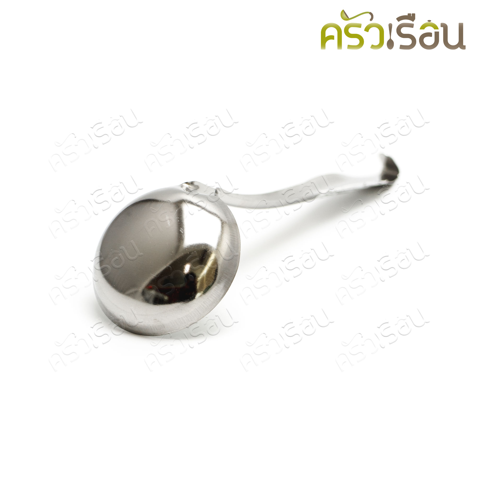 Twin Ray [ 12 อัน ] กระบวย สเตนเลส ปลายงอ 5.5 ซม. #001 กระบวยหม้อไฟ ช้อนตักน้ำจิ้ม Twinray