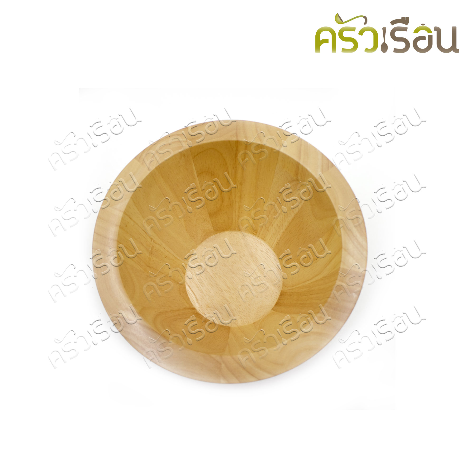 CMG Wooden mortar and pestle, Ø 8 inches H 15.5 cm. (rubber wood)