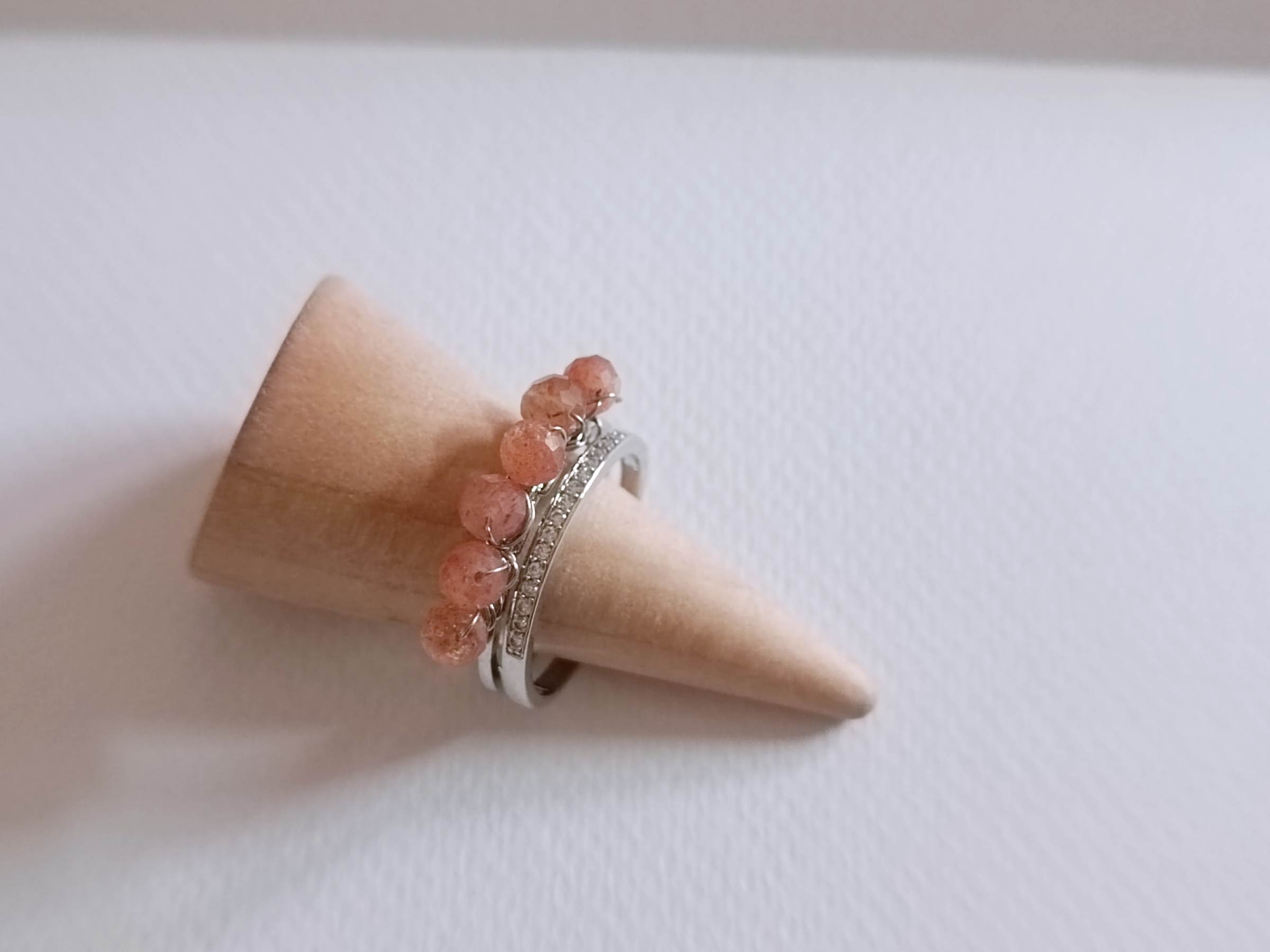 "The Crown" Ring Collection แหวนหินแท้ Brazilian Golden Sunstone (Leadership Energy)
