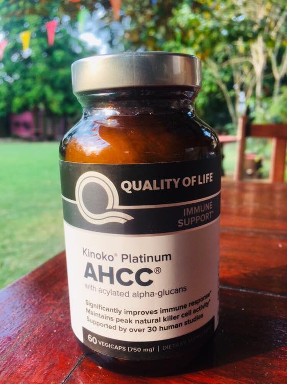 Quality of Life Kinoko Platinum Ahcc 750 Mg 60 Ct เพิ่มประสิทธิภาพระบบภูมิคุ้มกัน