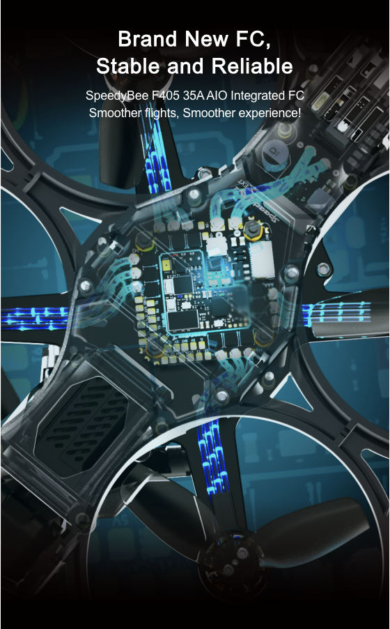 [D25-1] SpeedyBee Bee25 2.5 inch Drone HD O3 Air Unit FPV อุปกรณ์โดรน Drone