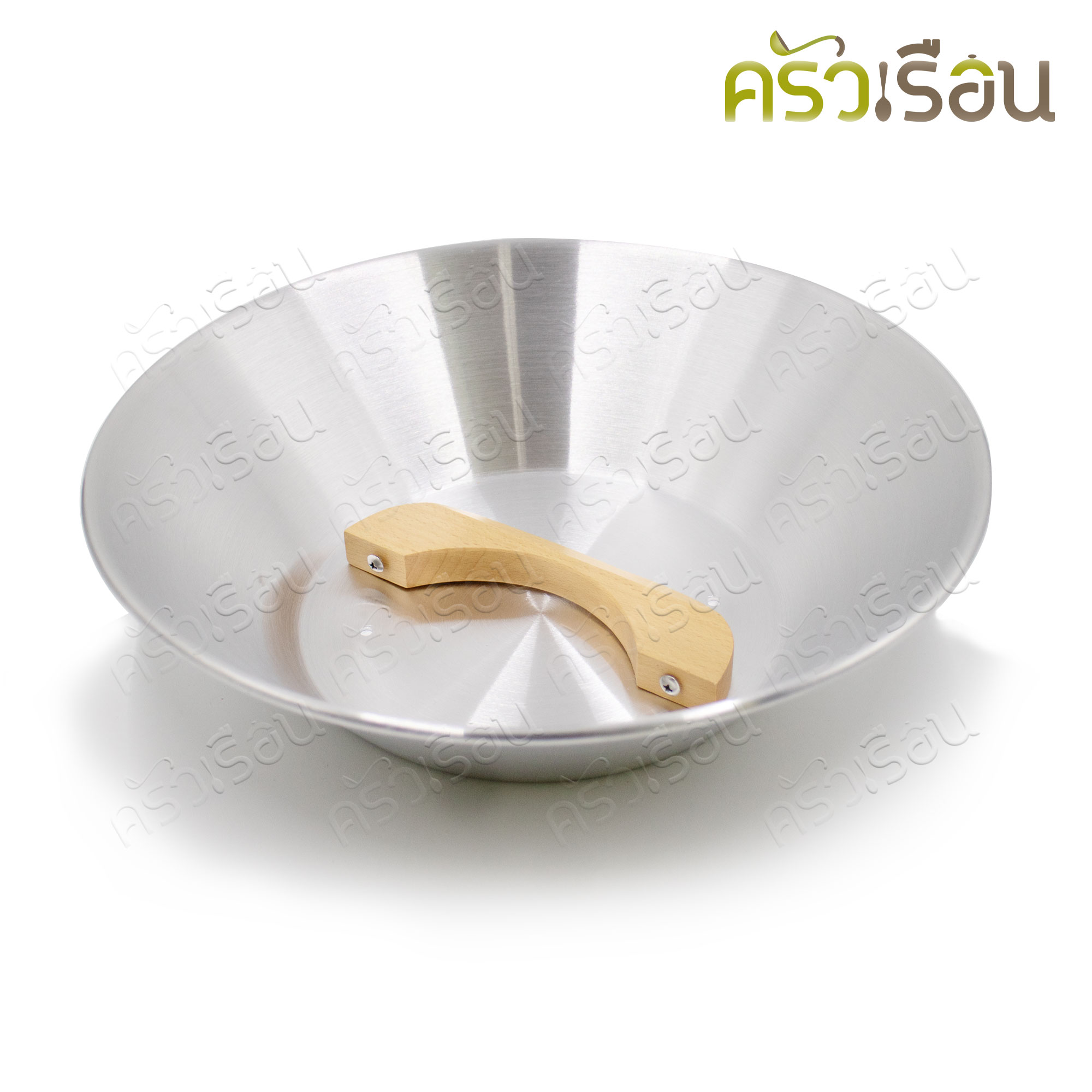 US aluminium lid, wooden handle, 33 cm. LID-33