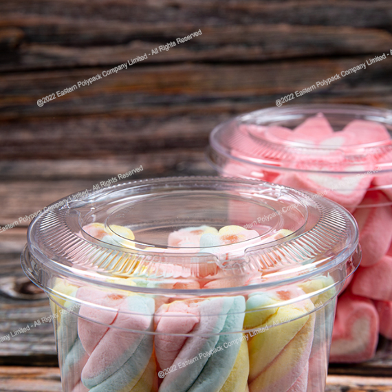 EPP ฝา 95 มม. PET ไม่เจาะรู แพ็ค 50 ใบ ฝาพลาสติก ฝาถ้วย