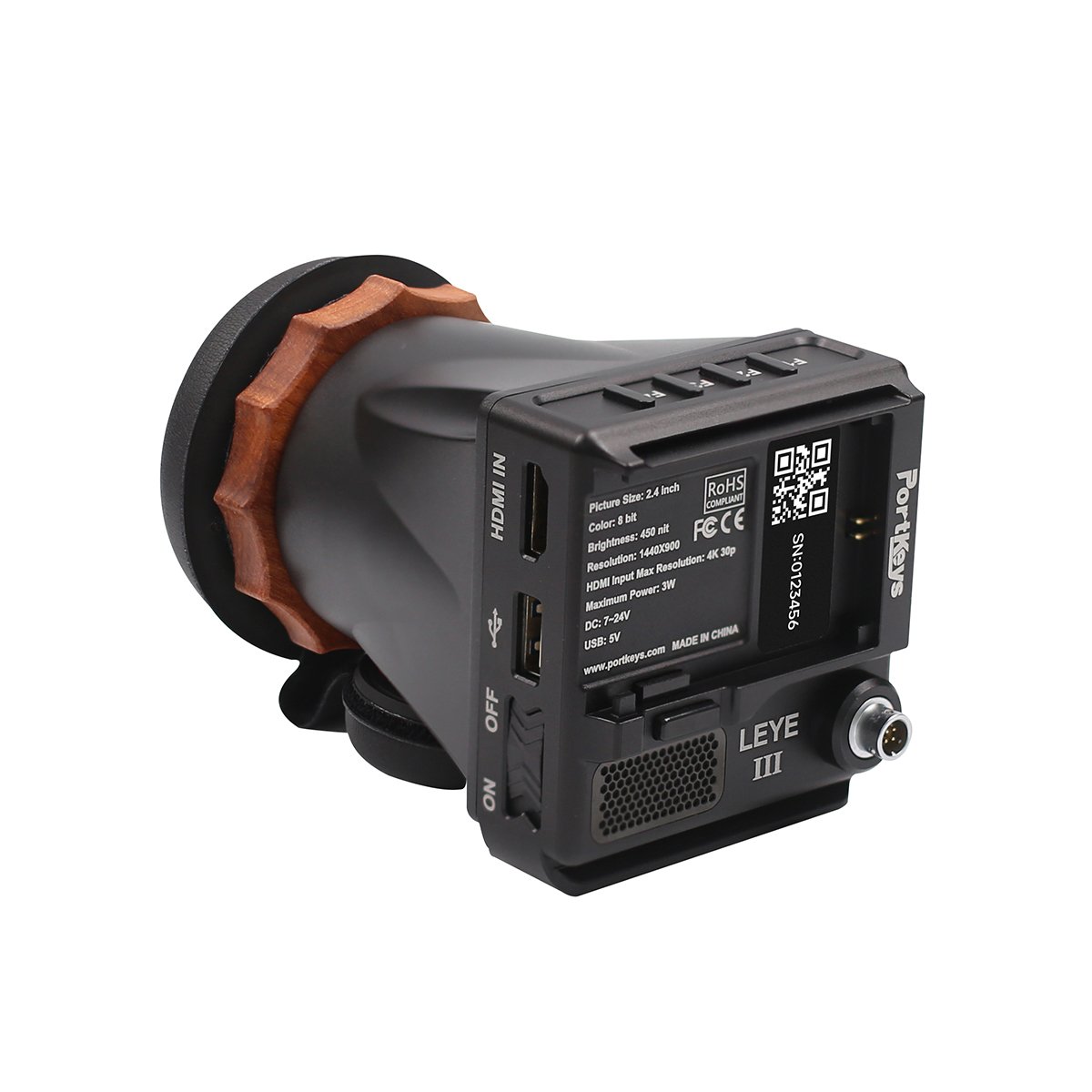 Portkeys LEYE III: ช่องมองภาพอิเล็กทรอนิกส์ OLED Full HD สำหรับผู้ใช้งานทั่วไปและมืออาชีพ