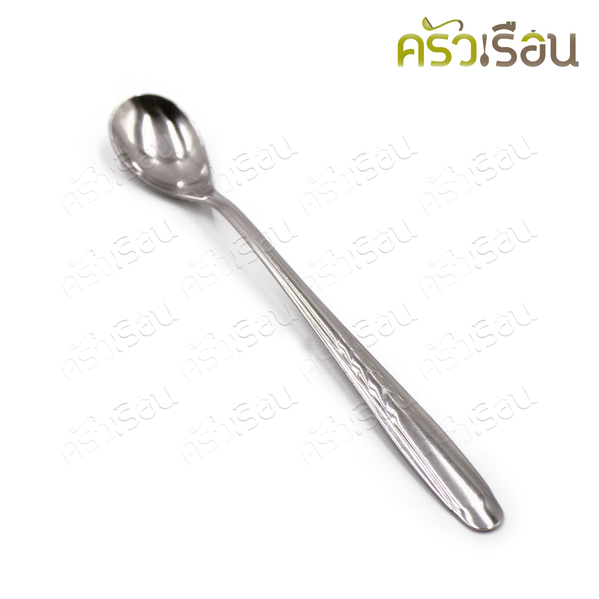 Twin Ray ช้อนโซดา ทรงรี 18 x 2.5 ซม. #526 ช้อนสเตนเลส ด้ามจับยาว สำหรับคนชา กาแฟ ขนมหวาน ช้อนเกาหลี