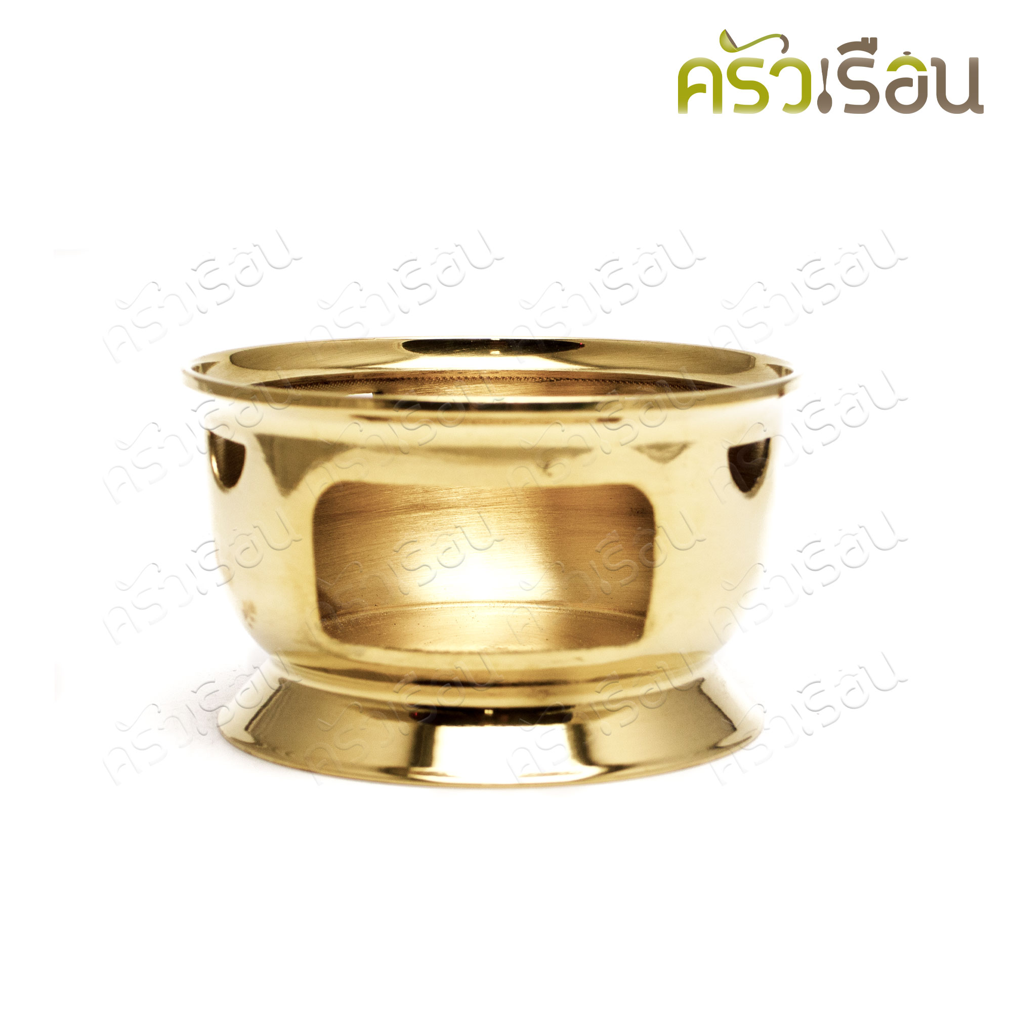 BRASS เตาแอลกอฮอล์ ทองเหลืองแท้ เตาทองเหลือง ใช้สำหรับเสิร์ฟอาหารบนโต๊ะ