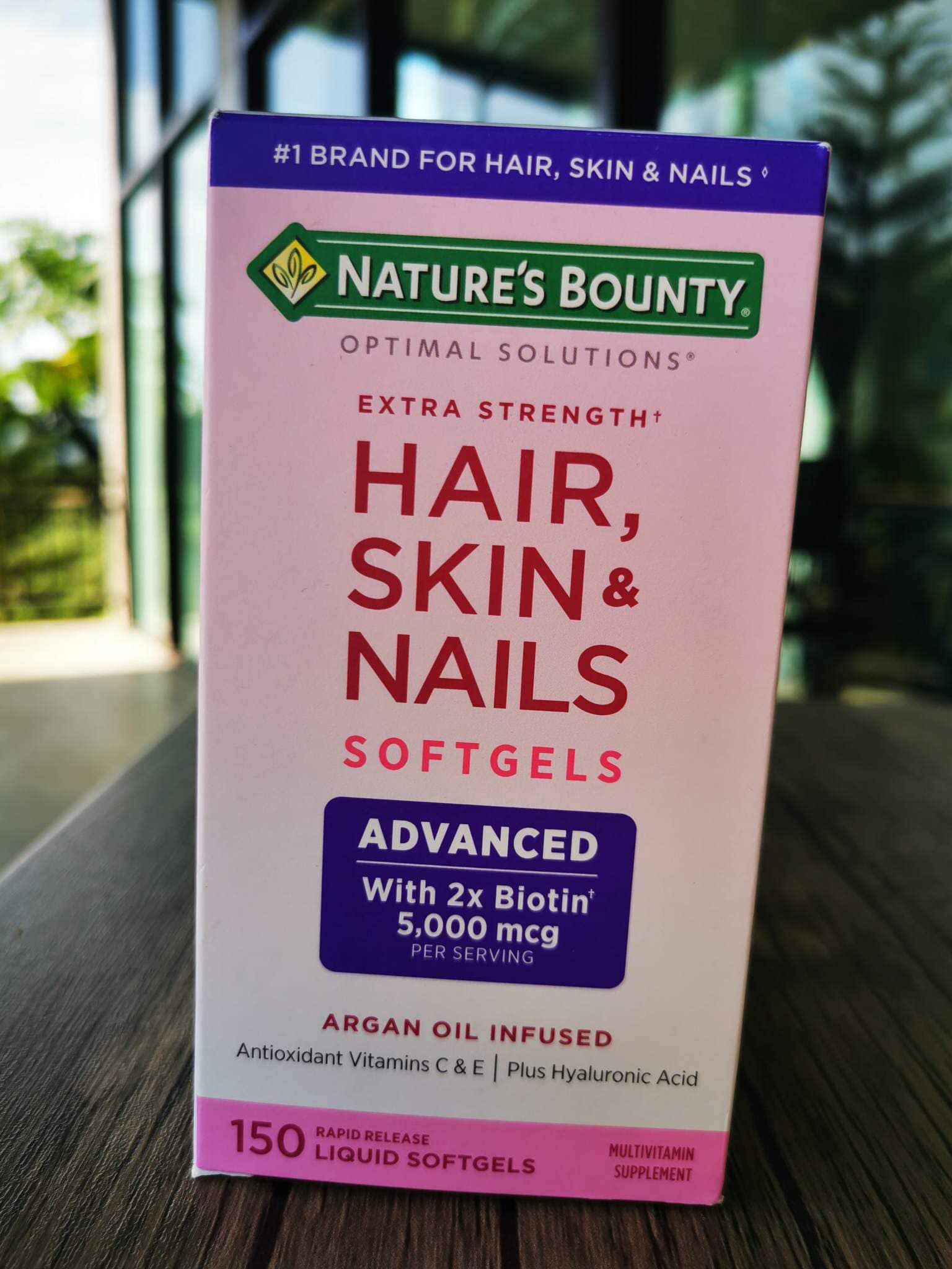 Nature's Bounty Extra Strength Hair, Skin & Nails 150 Rapid Release Softgels