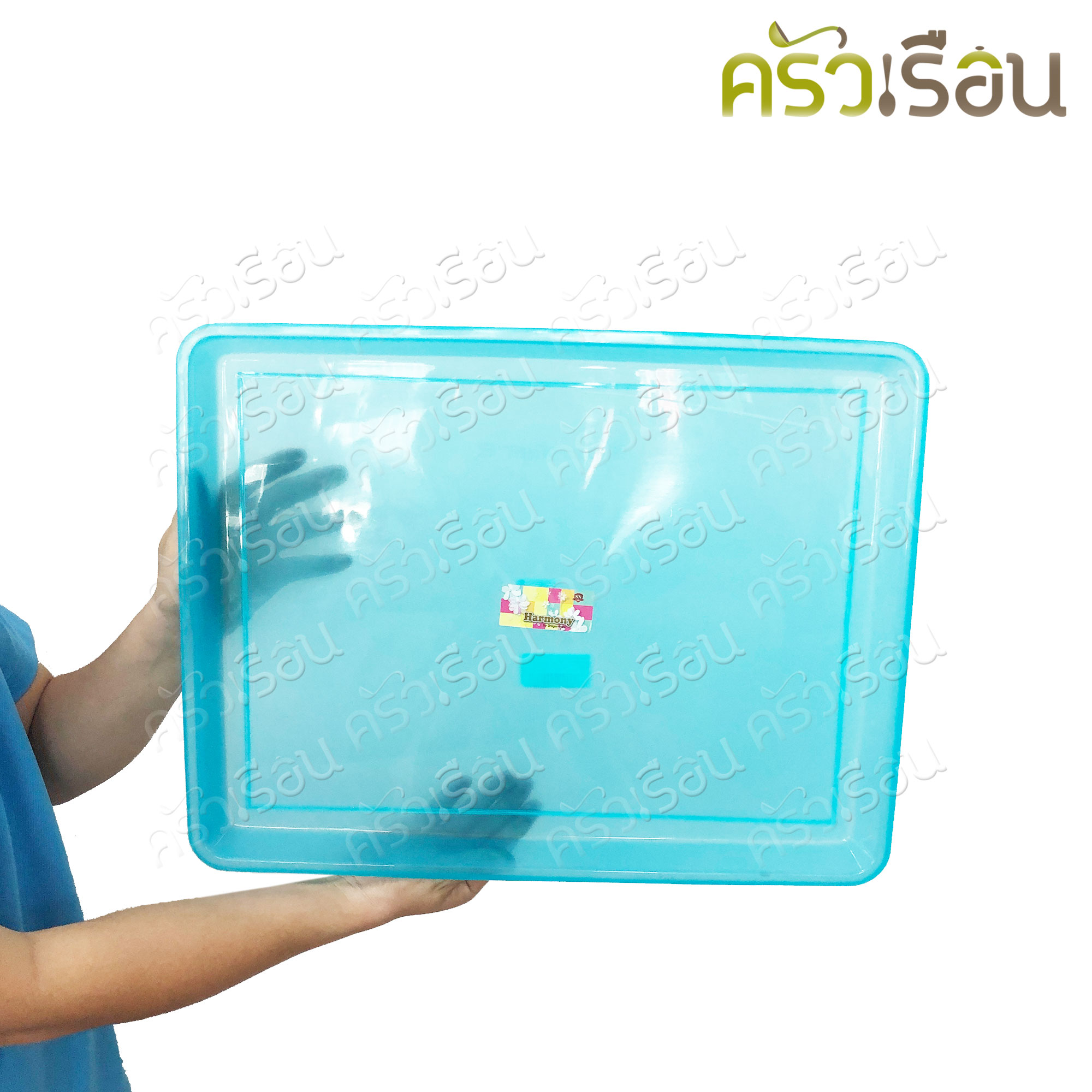 SN ถาดเหลี่ยมพลาสติก SN9883/1 คละสี (15 นิ้ว x 19.5 นิ้ว) ไม่สามารถเลือกสีได้