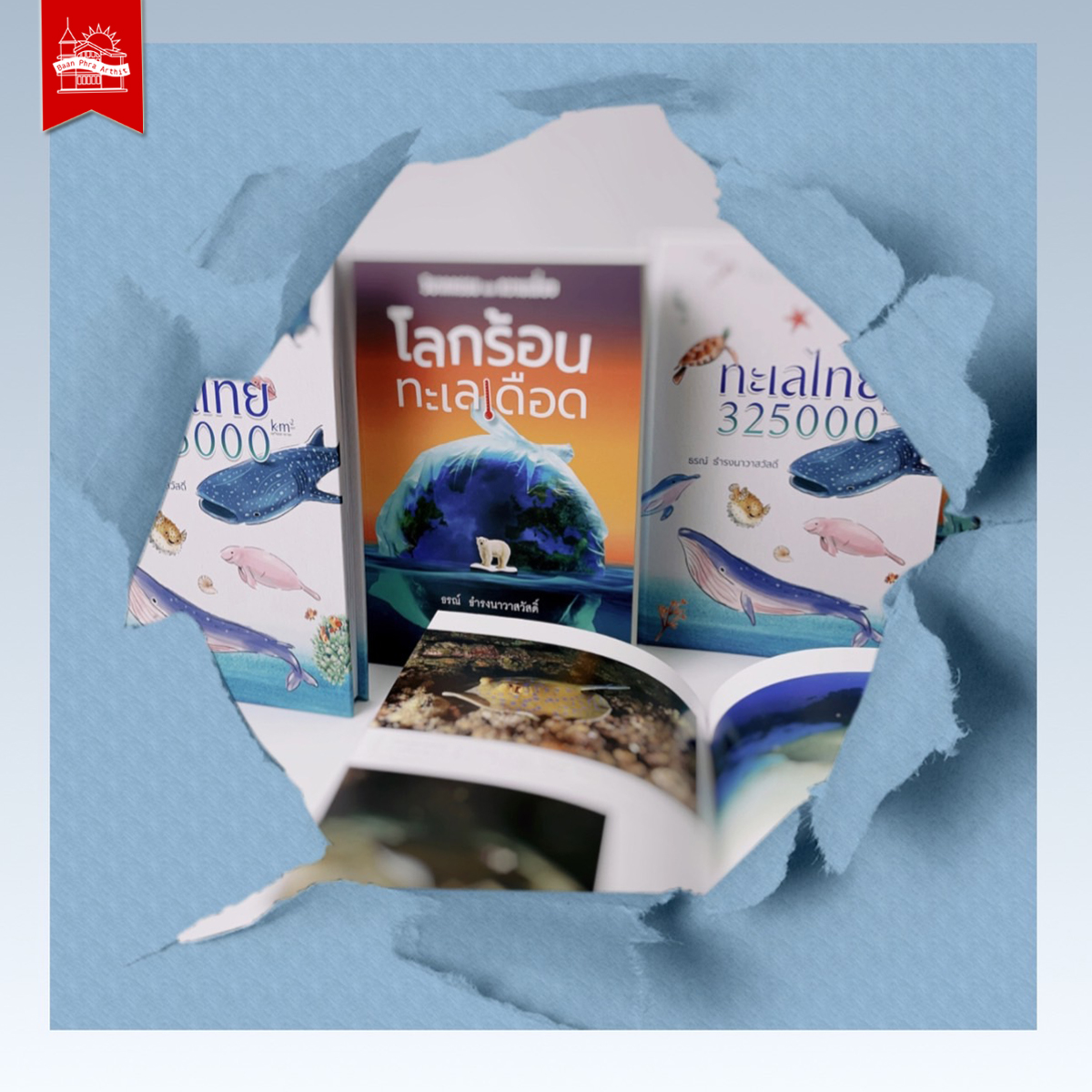 Premium Set ทะเลไทย 325000 km2 และ โลกร้อน ทะเลเดือด