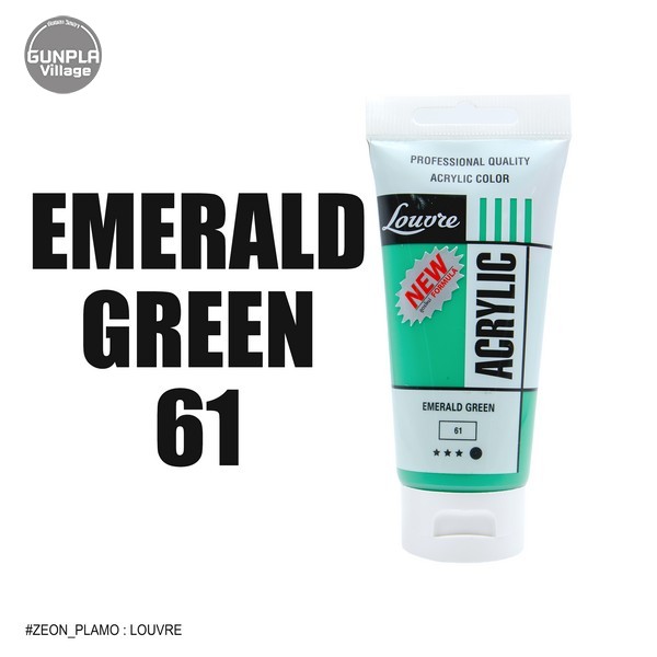 Louvre Acrylic 061 Emerald Green 80 ml LOUVRE 8851596080615