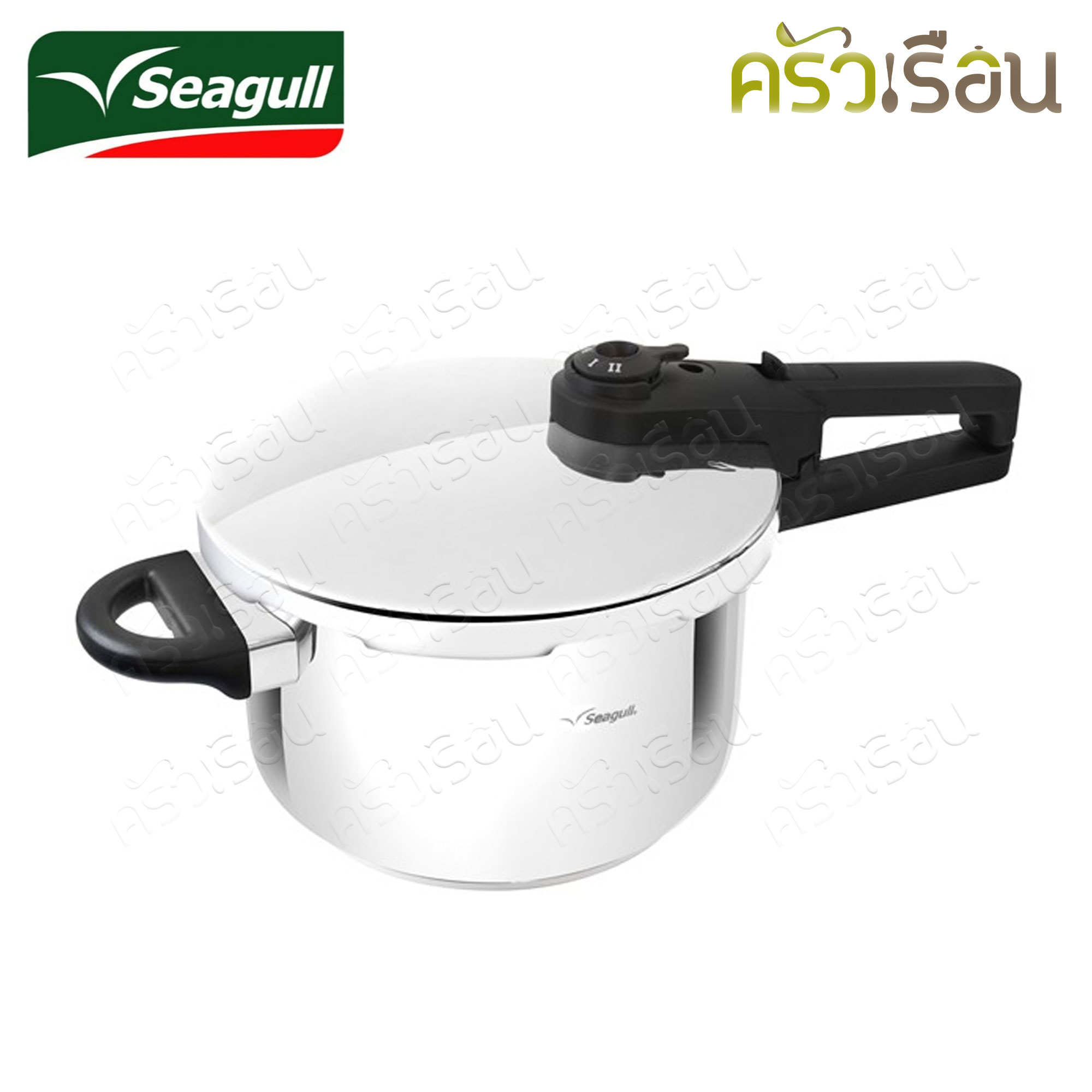 Seagull [ตัวโชว์] หม้ออัดแรงดัน 5 ลิตร ตราซีกัล นกนางนวล 150001235 หม้ออัดความดัน หม้อตุ๋น หม้อต้มเปื่อย