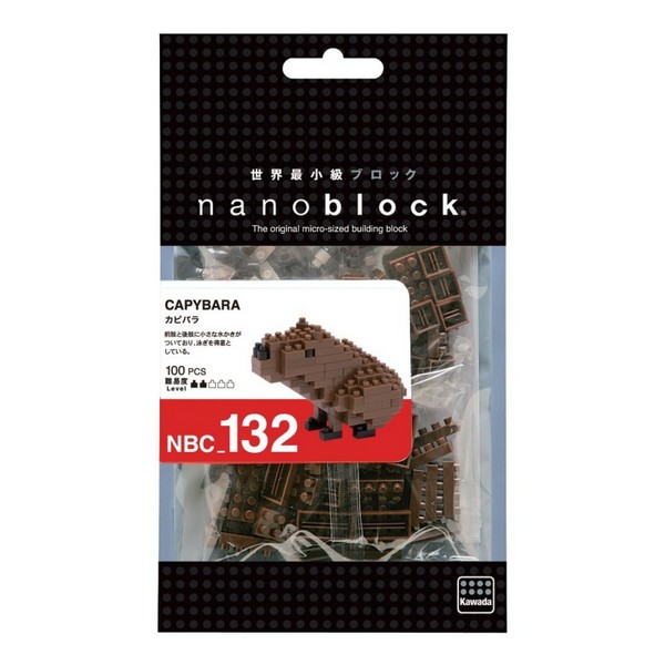 Kawada nanoblock NBC_132 Capybara 4972825204009 (นาโนบล็อค)