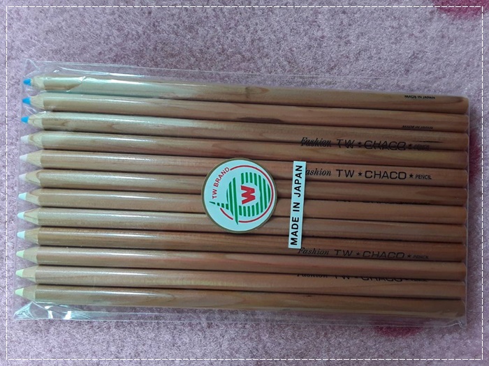 ดินสอเขียนผ้า Chaco สีชมพู