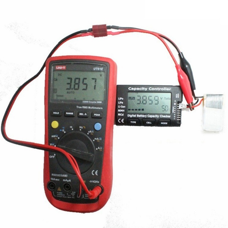 RC CellMeter 7 Battery Capacity Checker สำหรับ 2-7S LiPo LiFe Li-Ion nicd NiMH ครื่องเช็คแบต เครื่องตรวจสอบ แบตเตอรี่