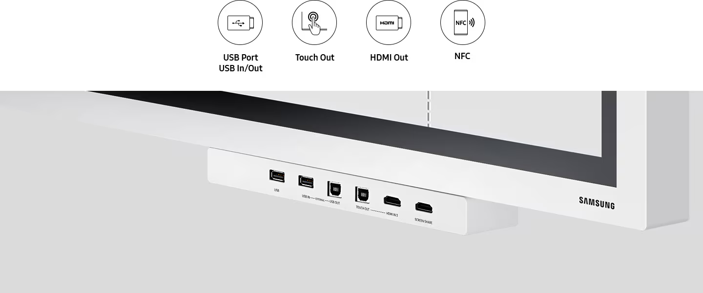 Samsung Connectivity Tray for Flip2 55"/65" (CY-TF65BRCXXT)