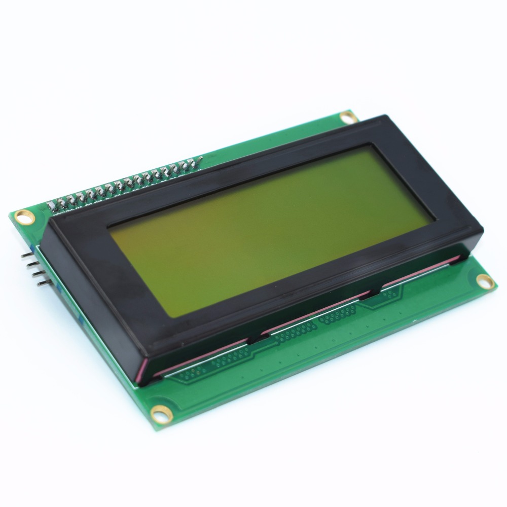 LCD2004+I2C 2004 20x4 2004A Green screen HD44780 Character LCD /w IIC/I2C Serial Interface Adapter Module (จอสีเขียว)
