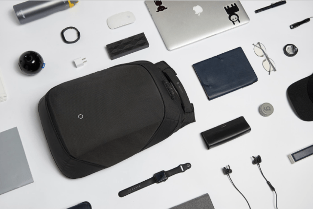 กระเป๋าสะพายหลัง CLICKPACK JOY กระเป๋ากันขโมย สีดำ