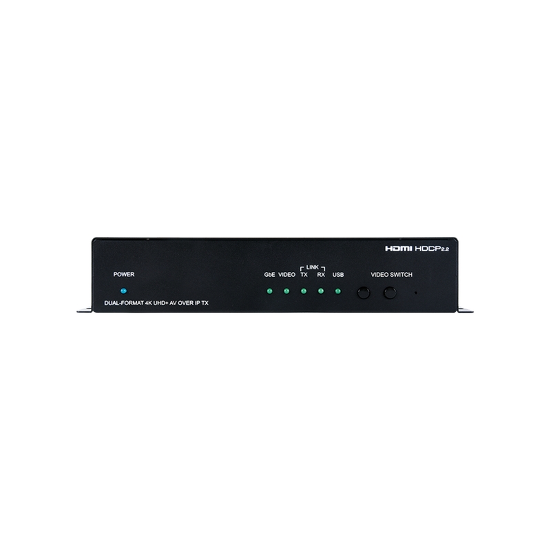 4K UHD+ HDMI/DP OVER FIBER (10GBIT/S SFP+) TRANSMITTER WITH USB/KVM EXTENSION