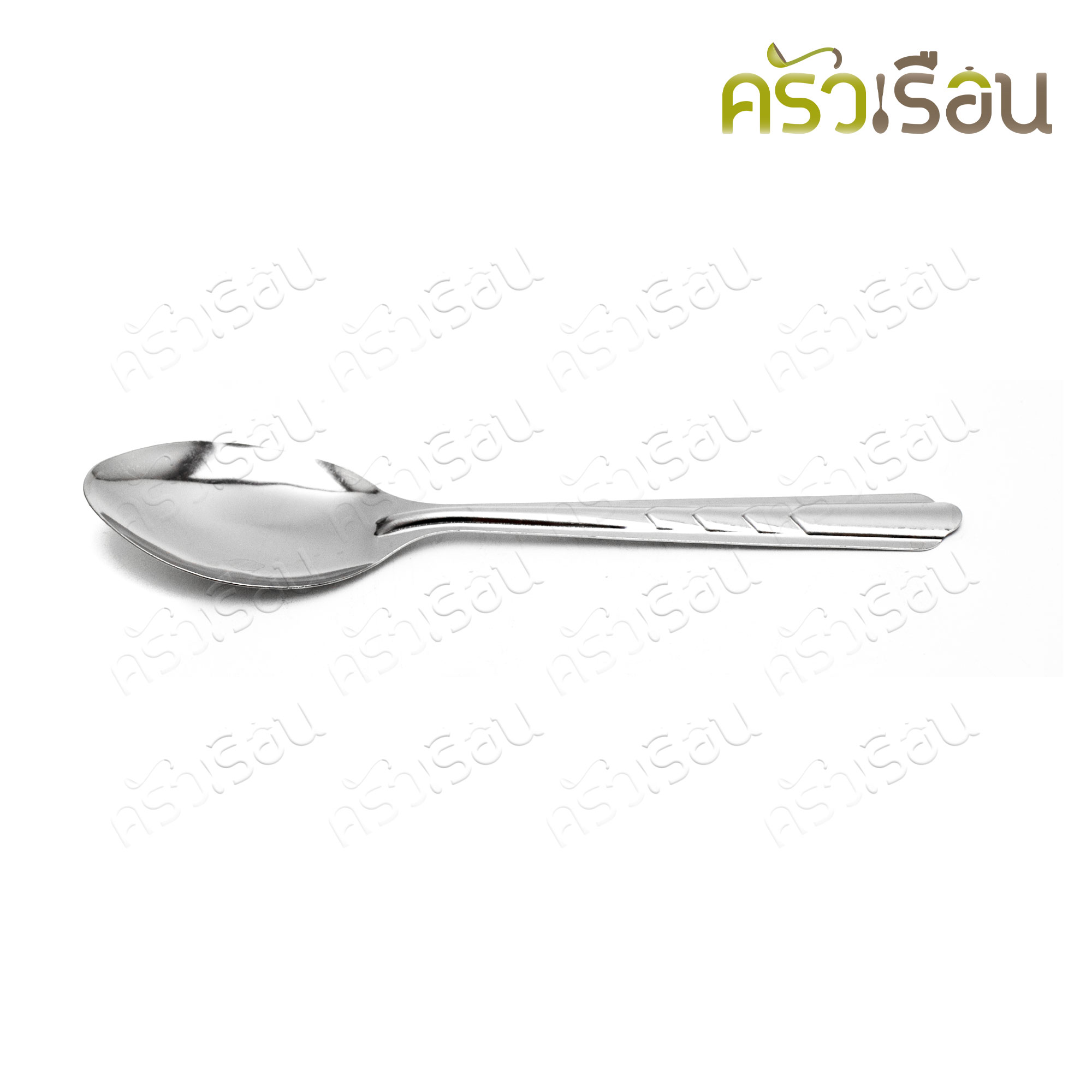 FOFO ช้อนส้อม สเตนเลส 430 ลายก้างปลา แพค 12 คู่ หนา 0.5 มม. SK101