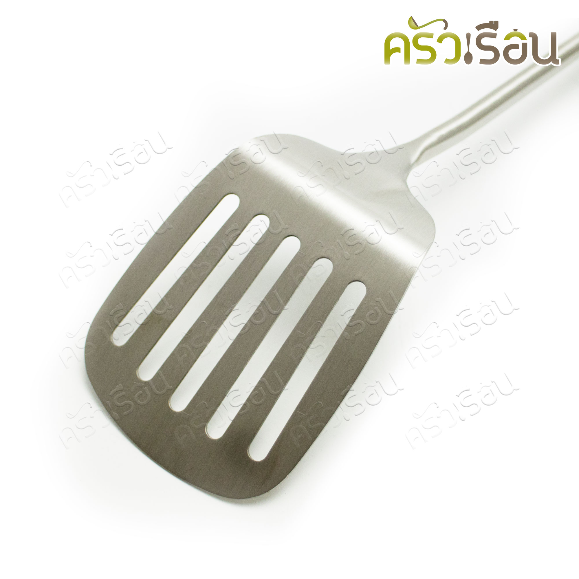 US ตะหลิวร่อง ด้ามสเตนเลส กลม 8 x 38 ซม. AS-38