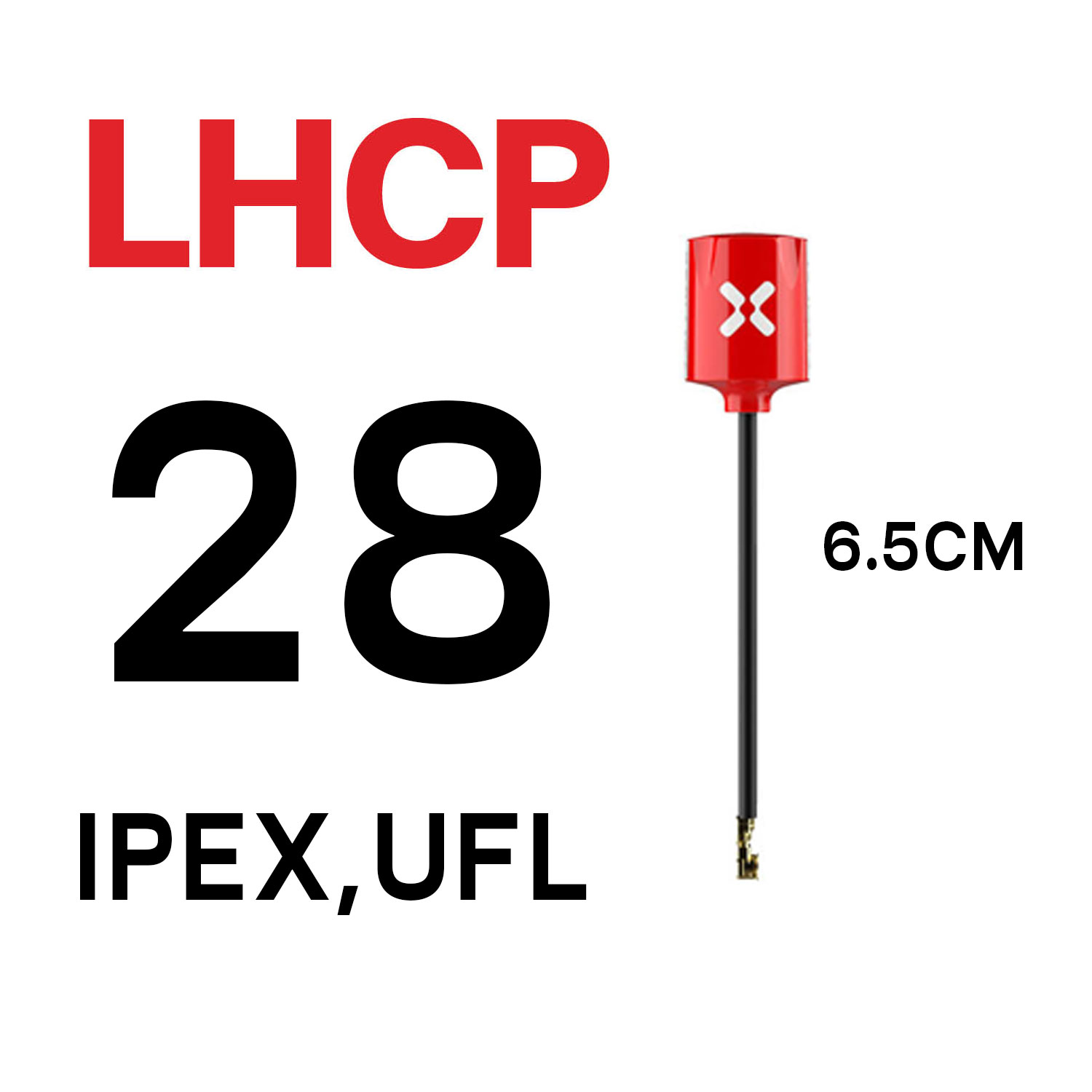 Foxeer Lollipop 4 LHCP Plus High Quality 5.8G 2.6dBi FPV Omni LDS Antenna อุปกรณ์โดรน Drone