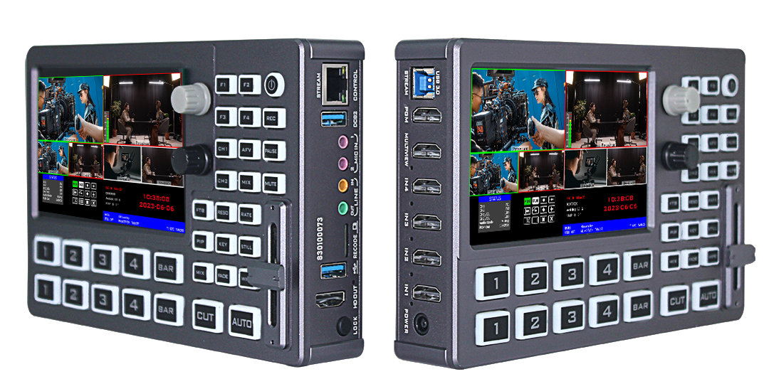 DeviceWell HDS8301: เครื่องสลับสัญญาณวิดีโอ 4 ช่อง All-in-One รองรับ 4K Input พร้อม Live Streaming, บันทึก และเอฟเฟกต์ 100+ รูปแบบ