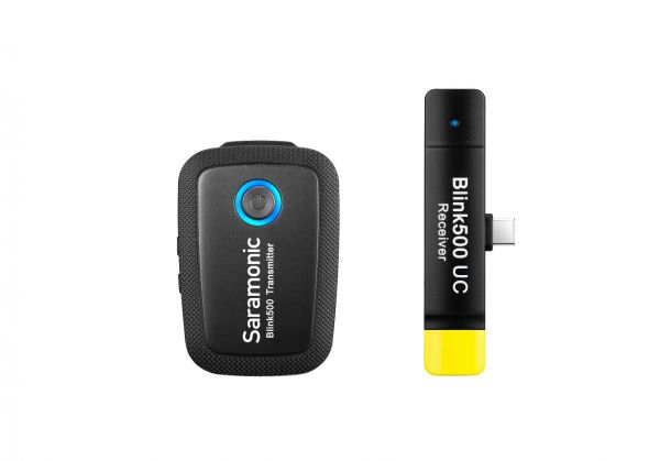 Saramonic Blink500 B5 ไมโครโฟนไร้สาย คลื่น2.4GHz สำหรับอุปกรณ์ที่รองรับType-C (1 ตัวรับ 1 ตัวส่ง)
