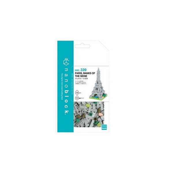 Kawada nanoblock NBC_339 Paris, Banks of The Seine 4972825220405 (นาโนบล็อค)