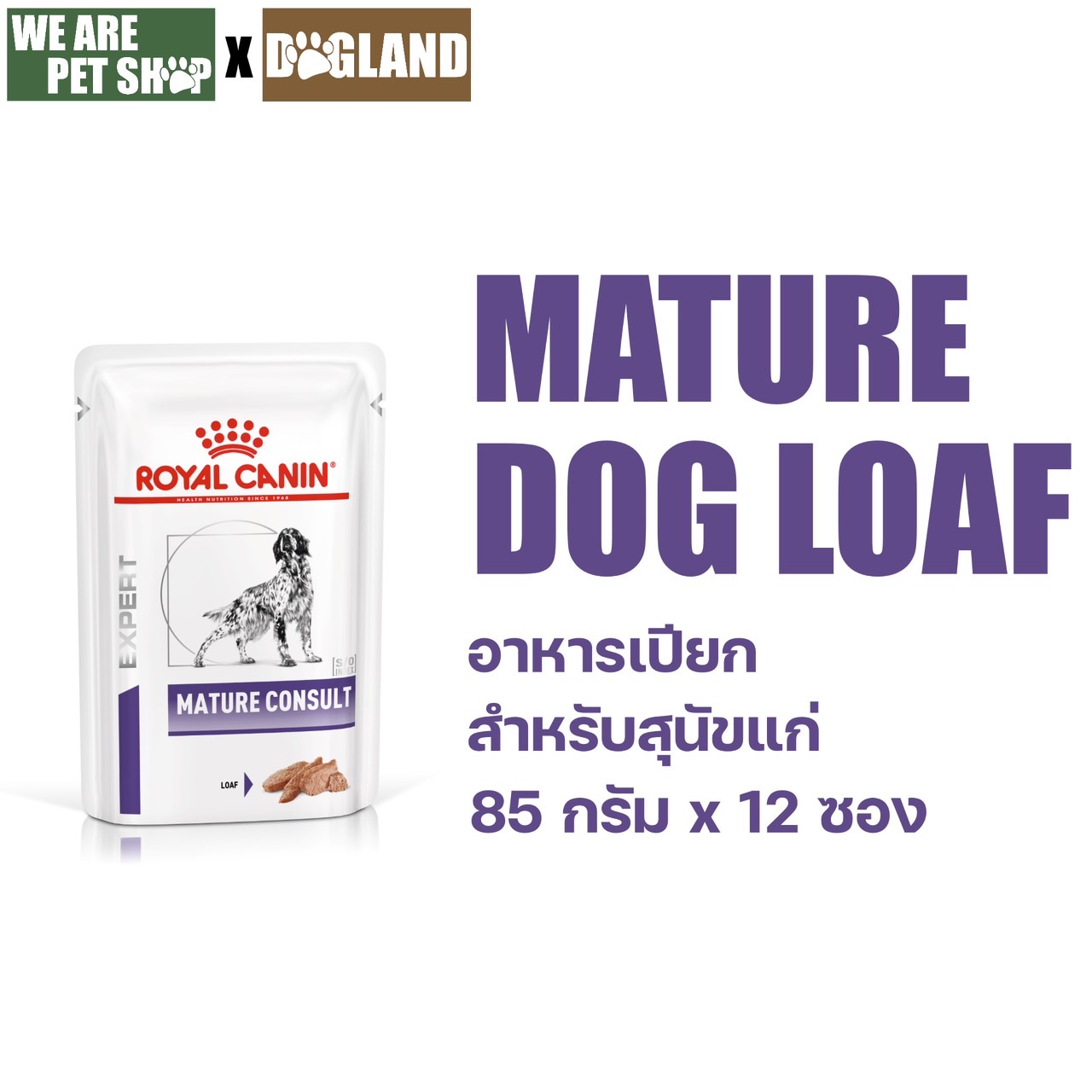 Mature หมาแก่ชนิดเปียก 85g x 12 ซอง