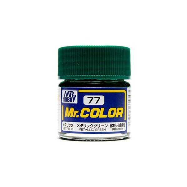 Mr.Color C77 Green Metallic Gloss (10ml) 4973028635348 Mr. Hobby